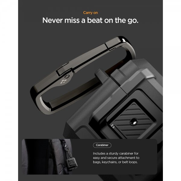 Spigen AirPods Pro 3 Skal Lock Fit Matte Black