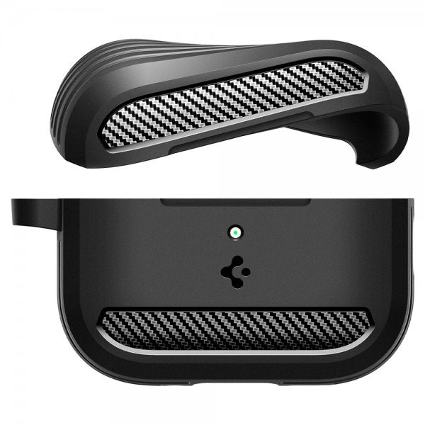 Spigen AirPods Pro 3 Skal Rugged Armor Matte Black