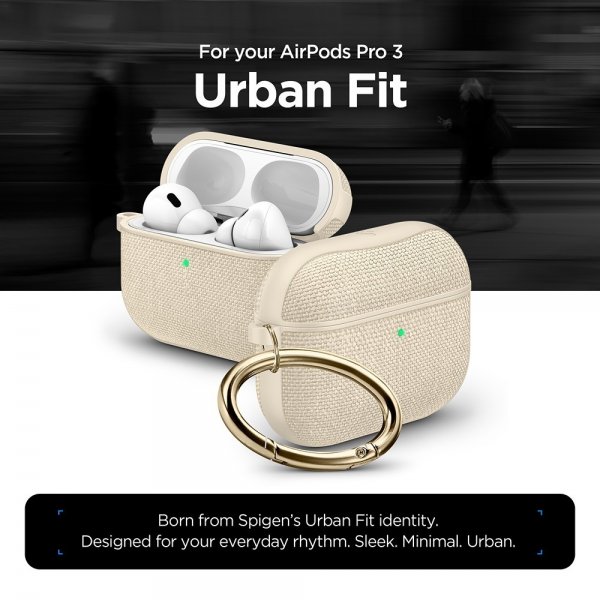 Spigen AirPods Pro 3 Skal Urban Fit Dune Beige