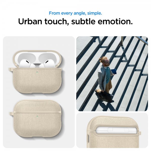 Spigen AirPods Pro 3 Skal Urban Fit Dune Beige