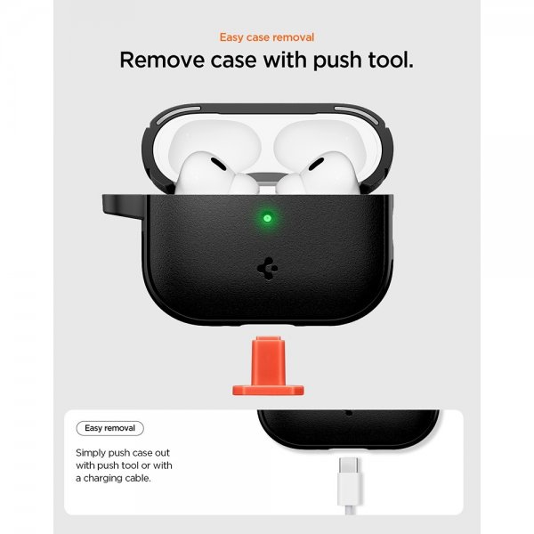 Spigen AirPods Pro 3 Skal Vault Matte Black