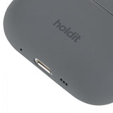 holdit AirPods Pro/AirPods Pro 2 Skal Silikon Space Gray