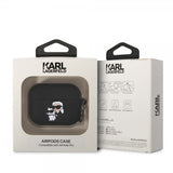 Karl Lagerfeld AirPods Pro Skal 3D Logo Svart
