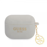 Guess AirPods Pro Skal Classic Logo 4G Charm Grå