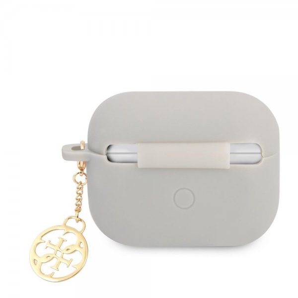 Guess AirPods Pro Skal Classic Logo 4G Charm Grå