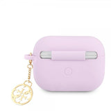 Guess AirPods Pro Skal Classic Logo 4G Charm Lila