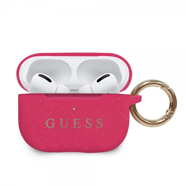 Guess AirPods Pro Skal med Logo Magenta
