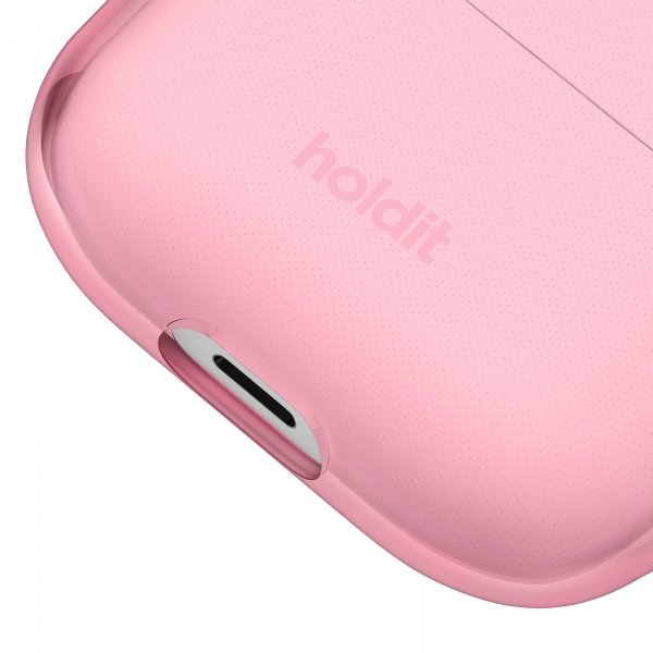 holdit AirPods Pro/AirPods Pro 2 Skal Seethru Bright Pink