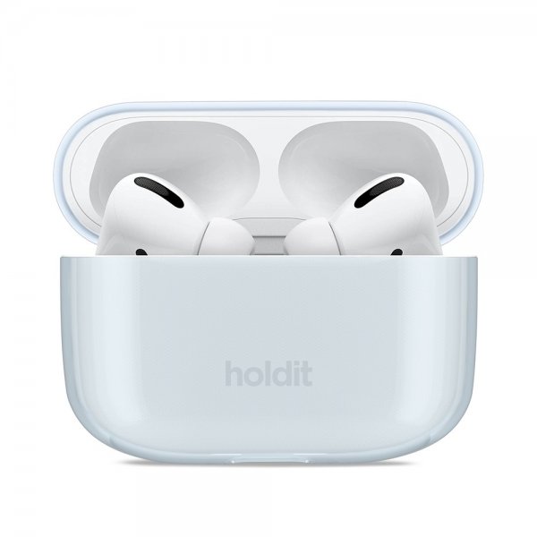 holdit AirPods Pro/AirPods Pro 2 Skal Seethru Mineral Blue