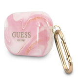 Guess AirPods Pro Skal Shiny Marble Rosa