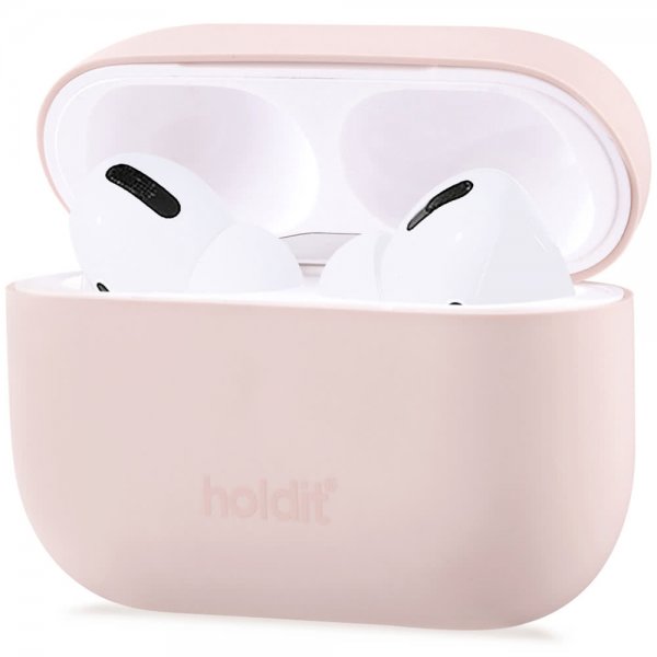 holdit AirPods Pro/AirPods Pro 2 Skal Silikon Blush Pink