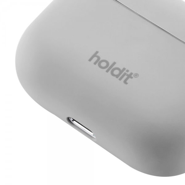 holdit AirPods Pro/AirPods Pro 2 Skal Silikon Taupe