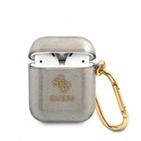 Guess AirPods (1/2) Skal Glitter Case Svart