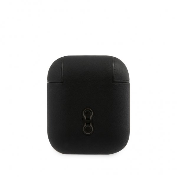 BMW AirPods (1/2) Skal Leather Case Svart
