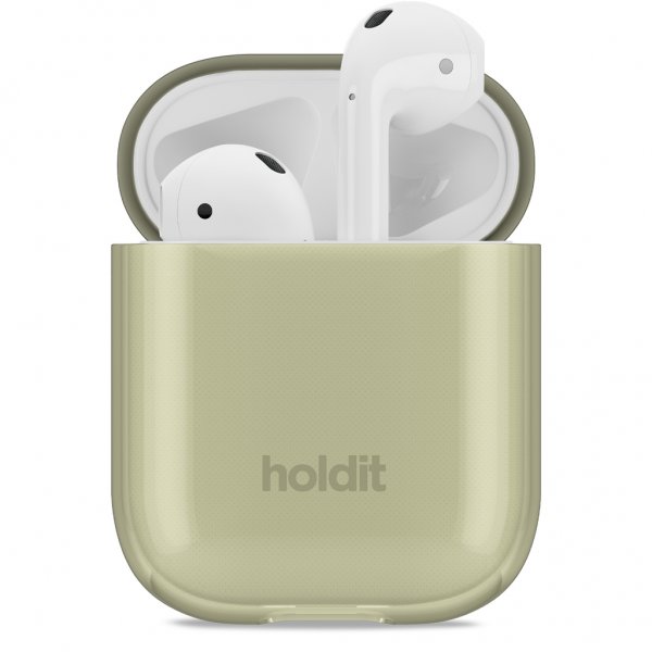holdit AirPods (1/2) Skal Seethru Khaki Green