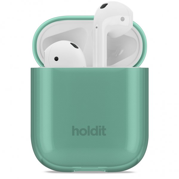 holdit AirPods (1/2) Skal Seethru Moss Green