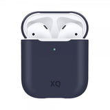 Xqisit AirPods (1/2) Skal Silicone Case Blå