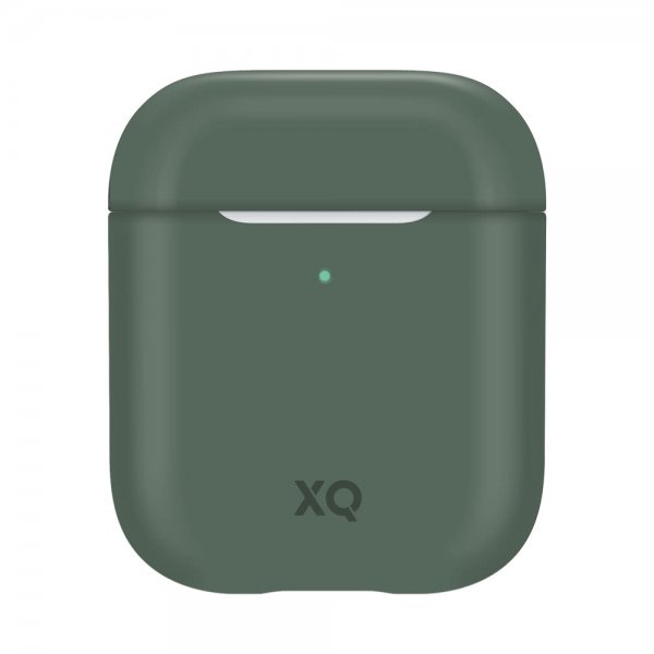 Xqisit AirPods (1/2) Skal Silicone Case Grön