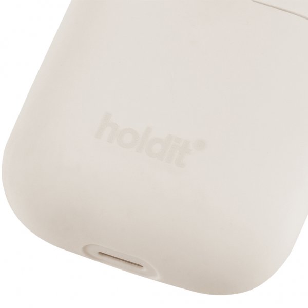 holdit AirPods (1/2) Skal Silikon Nygård Light Beige