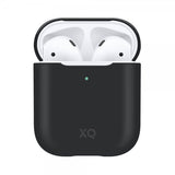 Xqisit AirPods (1/2) Skal Silicone Case Svart