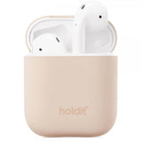 holdit AirPods (1/2) Skal Silikon Beige