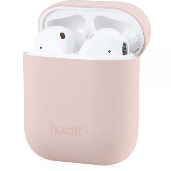 Holdit AirPods (1/2) Skal Silikon Nygård Blush Pink