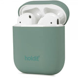 Holdit AirPods (1/2) Skal Silikon Nygård Moss Green