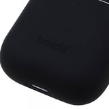 Holdit AirPods (1/2) Skal Silikon Nygård Svart