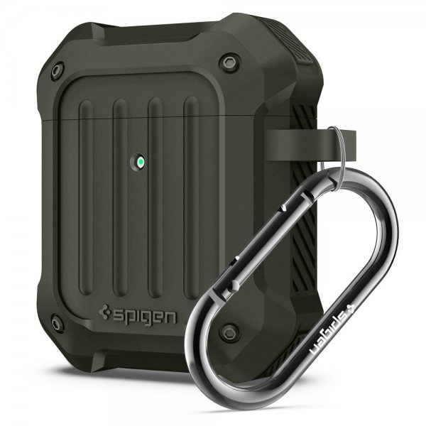 Spigen AirPods (1/2) Skal Tough Armor Military Green