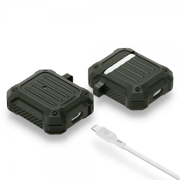 Spigen AirPods (1/2) Skal Tough Armor Military Green