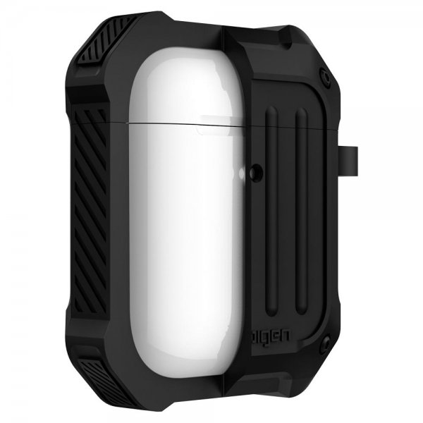 Spigen AirPods (1/2) Skal Tough Armor Svart