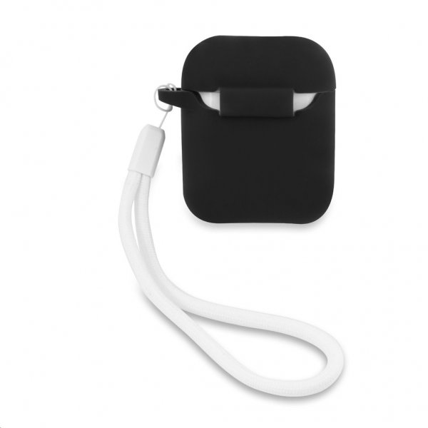 Guess AirPods (1/2) Skal Vintage Silicone Svart