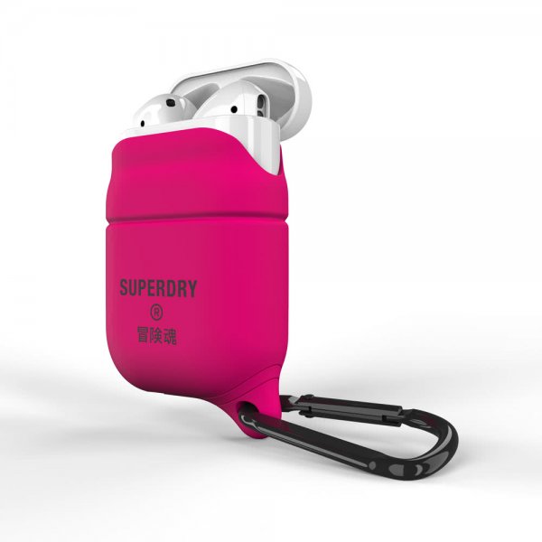 Superdry AirPods (1/2) Skal Waterproof Rosa