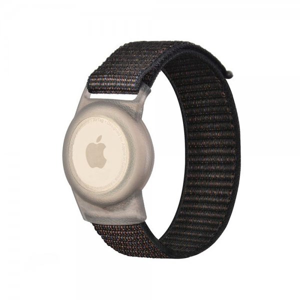 Mobile Origin AirTag Armband Nylon Svart