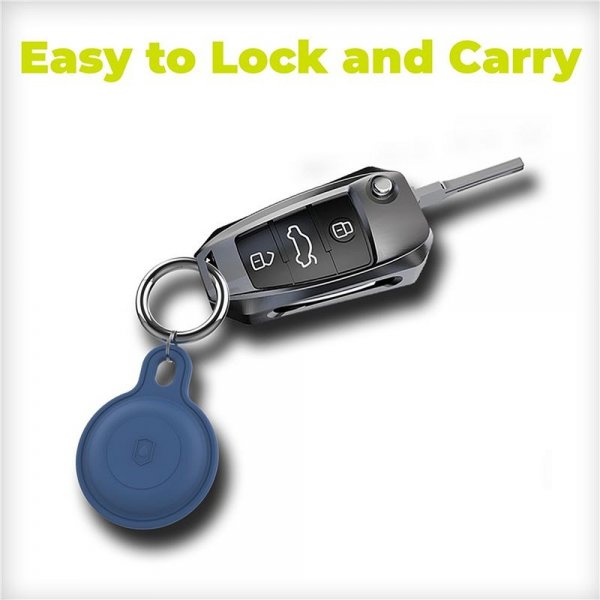 Mobile Origin AirTag Hållare Keychain Outdoor Svart