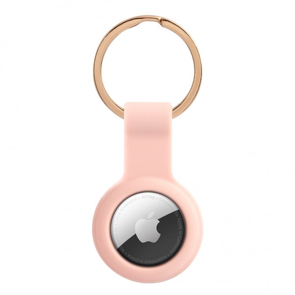 Guess AirTag Hållare med Logo Rosa