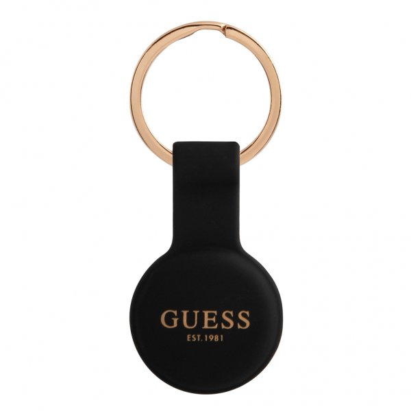 Guess AirTag Hållare med Logo Svart