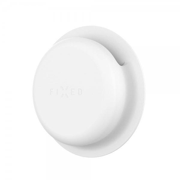 Fixed AirTag Hållare Silky Sticker 2-pack Vit