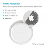 Fixed AirTag Hållare Silky Sticker 2-pack Vit