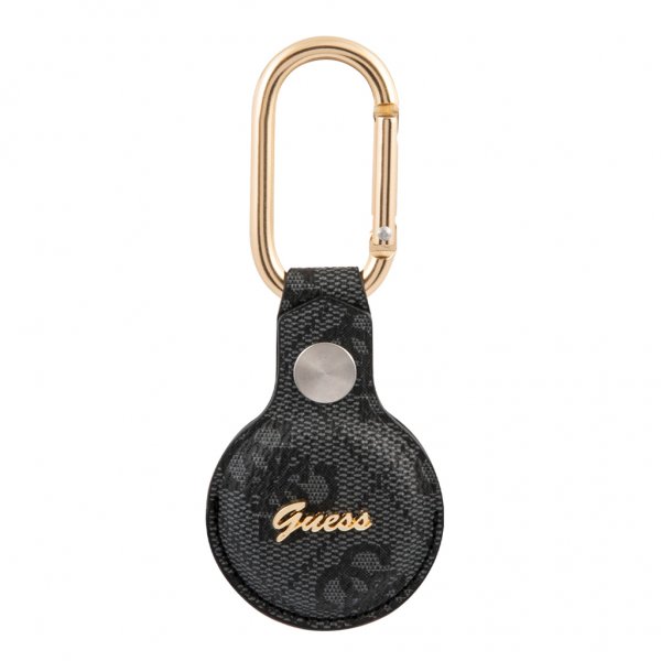 Guess AirTag Hållare Vintage Script Svart