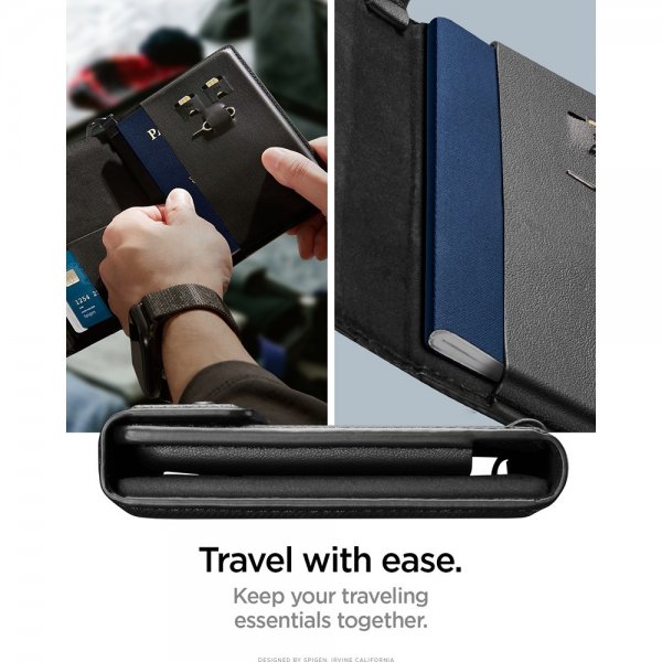 Spigen AirTag Passport Holder Svart