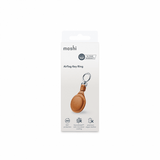 Moshi AirTag Hållare PU-Läder Brun