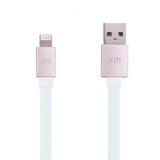Just Mobile Kabel AluCable Flat USB-A/Lightning 1.2m Roseguld