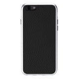 Just Mobile iPhone 6/6s Skal AluFrame Leather Svart Silver