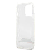 AMG iPhone 13 Pro Skal Electroplated Horizontal Stripes Röd Transparent