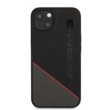 AMG iPhone 13 Skal Liquid Silicone Two Tone Svart
