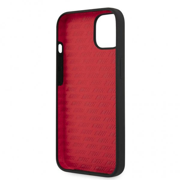 AMG iPhone 13 Mini Skal Liquid Silicone Two Tone Svart