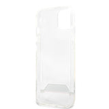 AMG iPhone 13 Mini Skal Electroplated Horizontal Stripes Röd Transparent