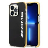 AMG iPhone 14 Pro Max Skal med Logo Svart Gul