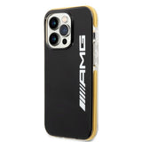 AMG iPhone 14 Pro Max Skal med Logo Svart Gul